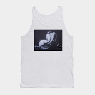 Black And White Curves - Female Nude Tank Top